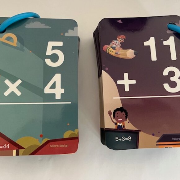 Beiens Multi Math flash cards 2 sets - Picture 1 of 3